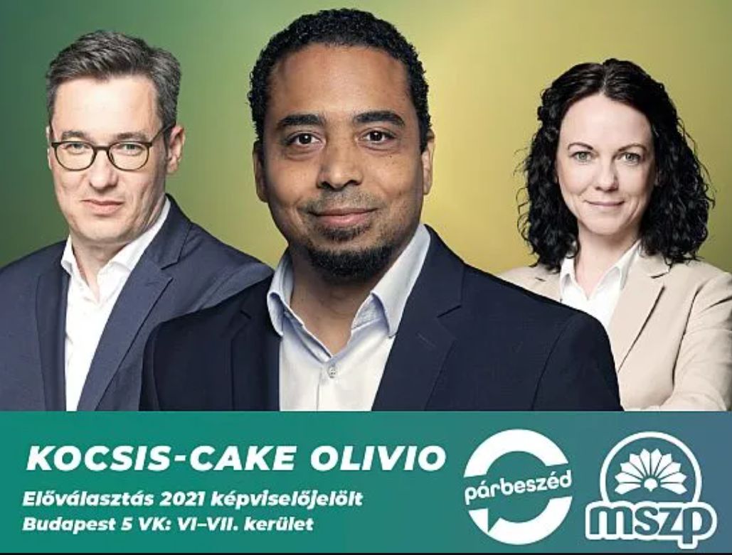 Kocsis-Cake Olivio előválasztási plakátja