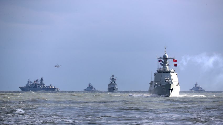 Orosz hadihajókat észleltek Tajvan közelében