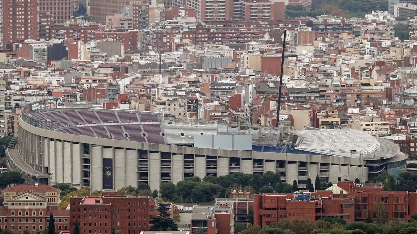 The works in the Camp Nou are underway