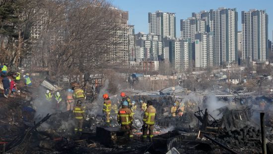 Tűz pusztított Szöulban, több száz embert kellett kimenekíteni + galéria