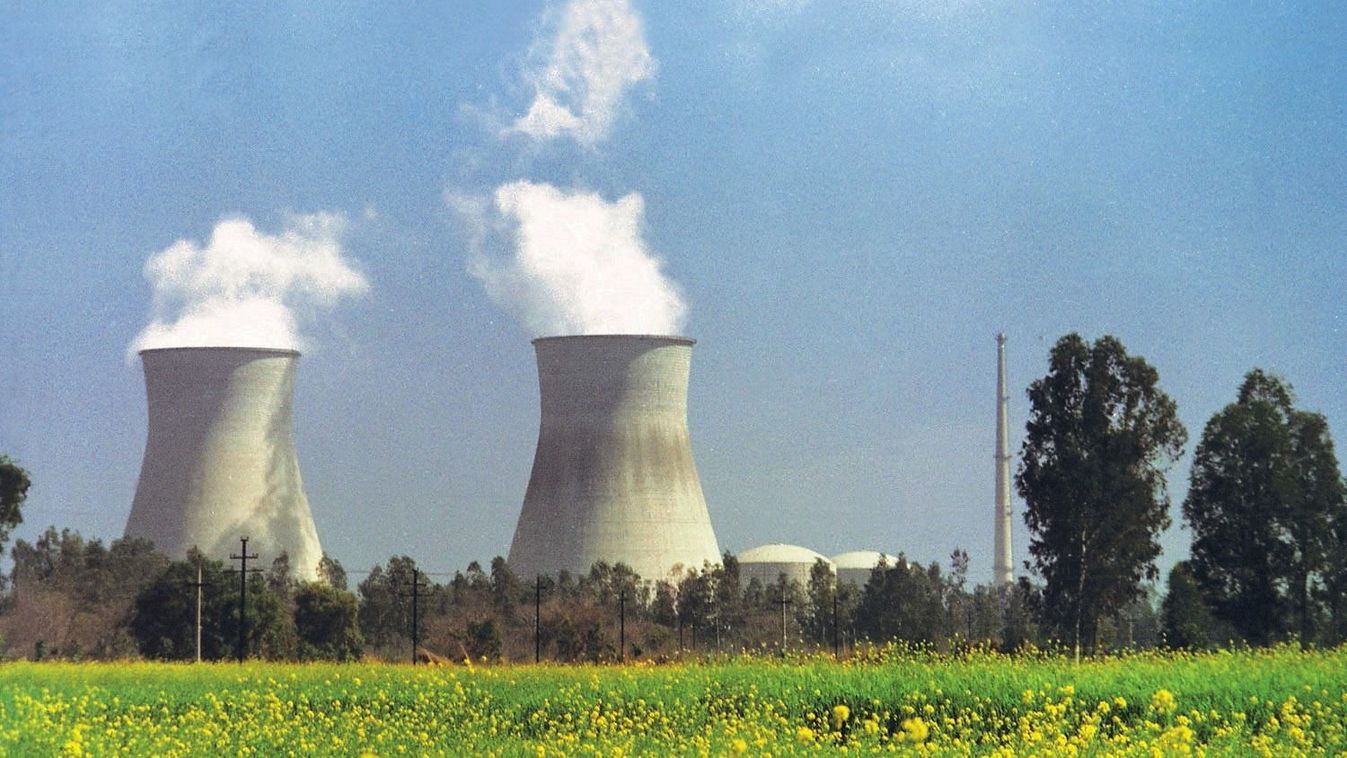Atomerőmű az Uttar Pradesh tartománybeli Narorában, Indiában 2020-ban. (Fotó: DOE / GODL-India)