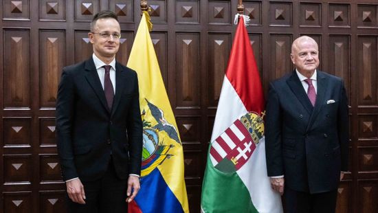  Szijjártó Péter: Jó döntés volt Magyarország ecuadori nagykövetségének újranyitása