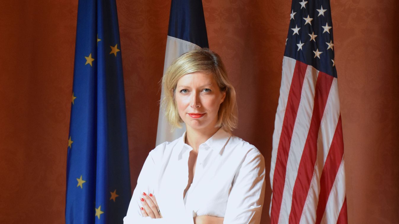 Anne-Claire Legendre, a francia külügyminisztérium szóvivője, 2019.03.04-én. (Forrás: S&P Global / Twitter)