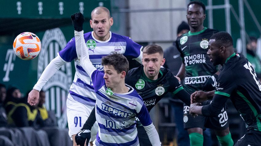 NB I: Ferencváros–MOL Fehérvár FC (2-2) – eredménykövetés