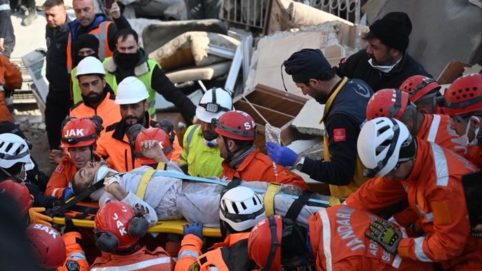 23-year-old man rescued under rubble 155 hours after 7.7 Kahramanmaras Earthquake