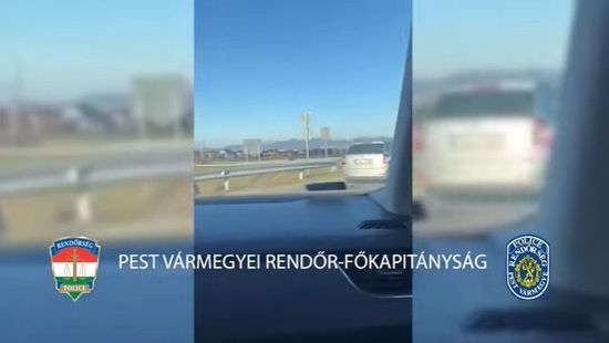 Hosszúra nyúlt egy autós üldözés Pomázon: 24 éves nő próbált menekülni + videó