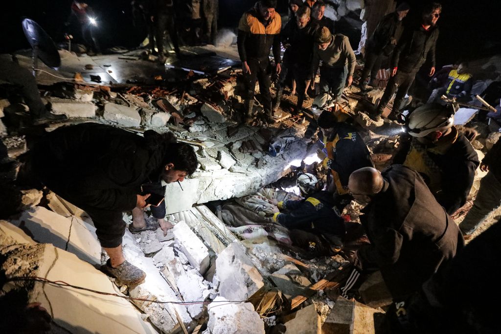 A törökországi és szíriai földrengés képekben