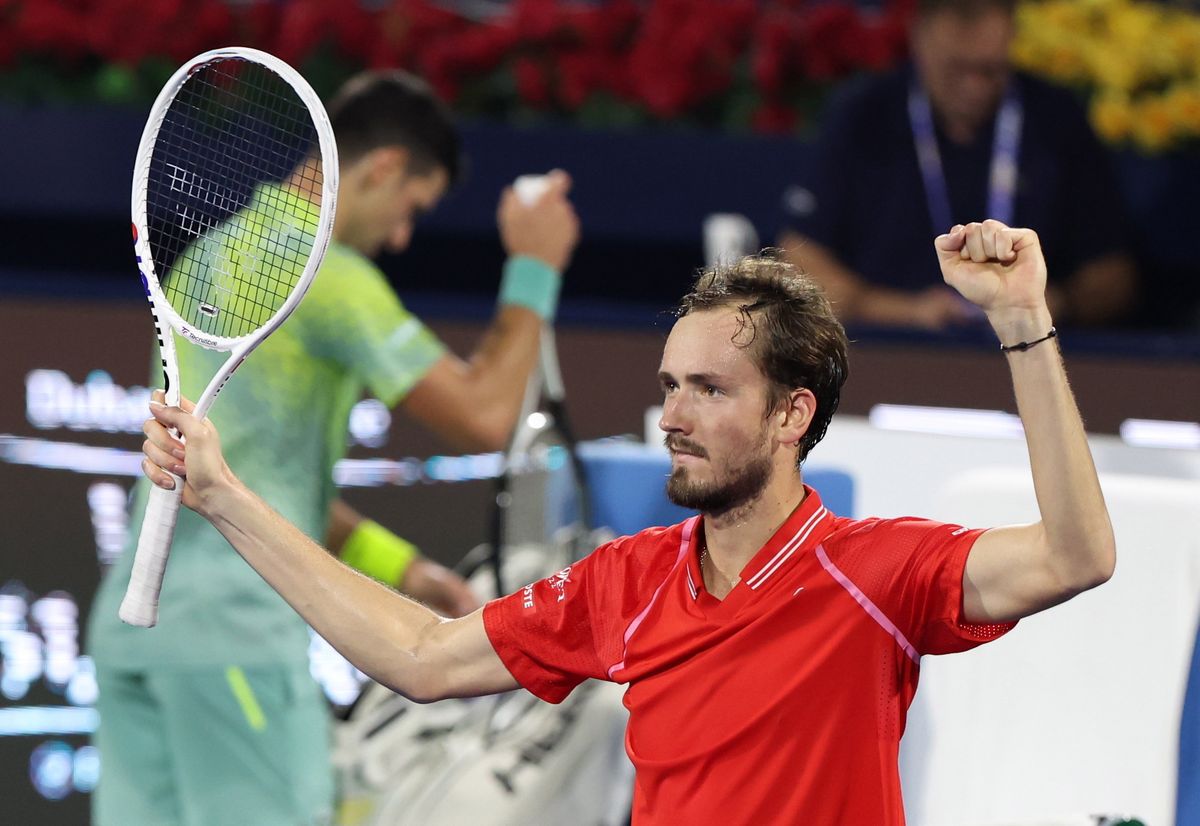 Danyiil Medvegyev nyert Novak Djokovics ellen