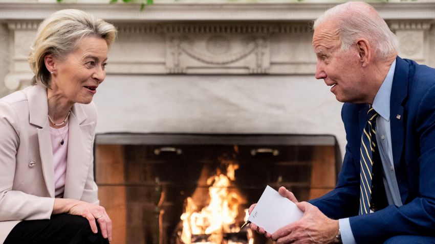 Ursula von der Leyen szerint óriási segítség az amerikai cseppfolyósított gáz Ursula von der Leyen szerint óriási segítség az amerikai cseppfolyósított gáz