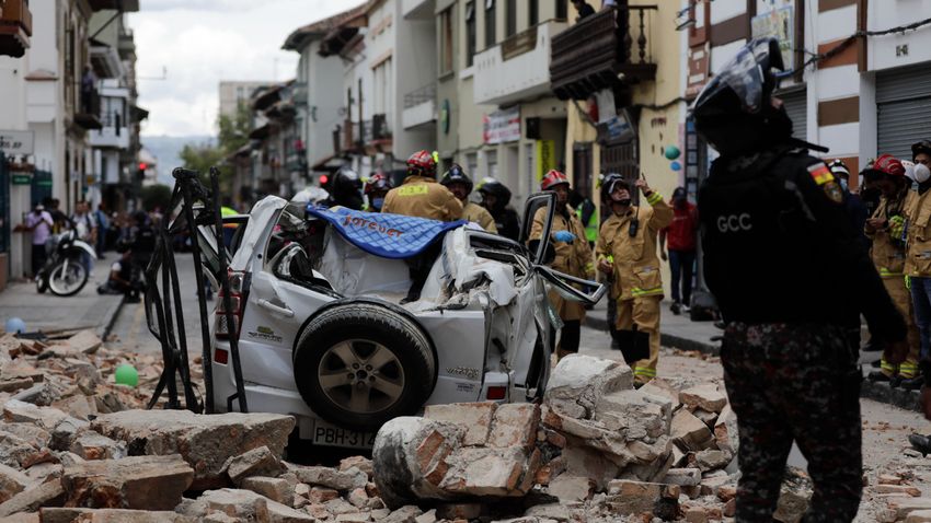 Emelkedett az ecuadori földrengés áldozatainak száma