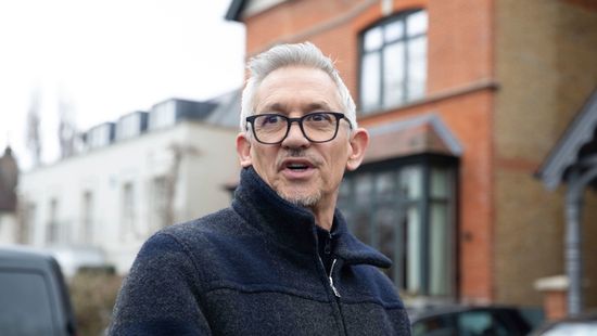 Visszatér a képernyőre Gary Lineker