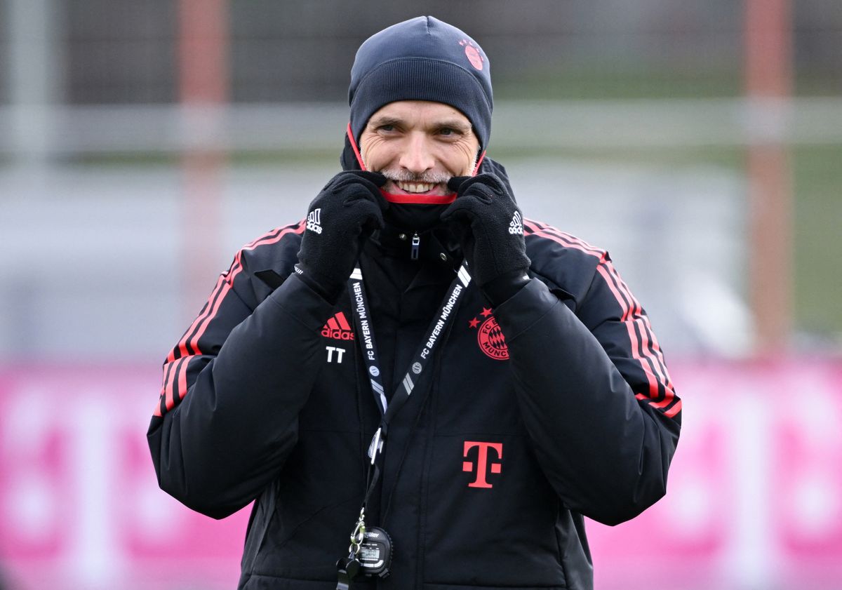 First Bayern training with Tuchel