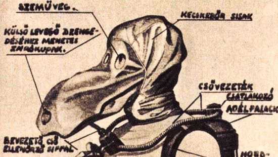 A magyar hadmérnök, aki feltalálta a légzőkészüléket