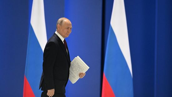 Vlagyimir Putyin: Oroszországnak van hiperszonikus fegyvere, de nem veti be
