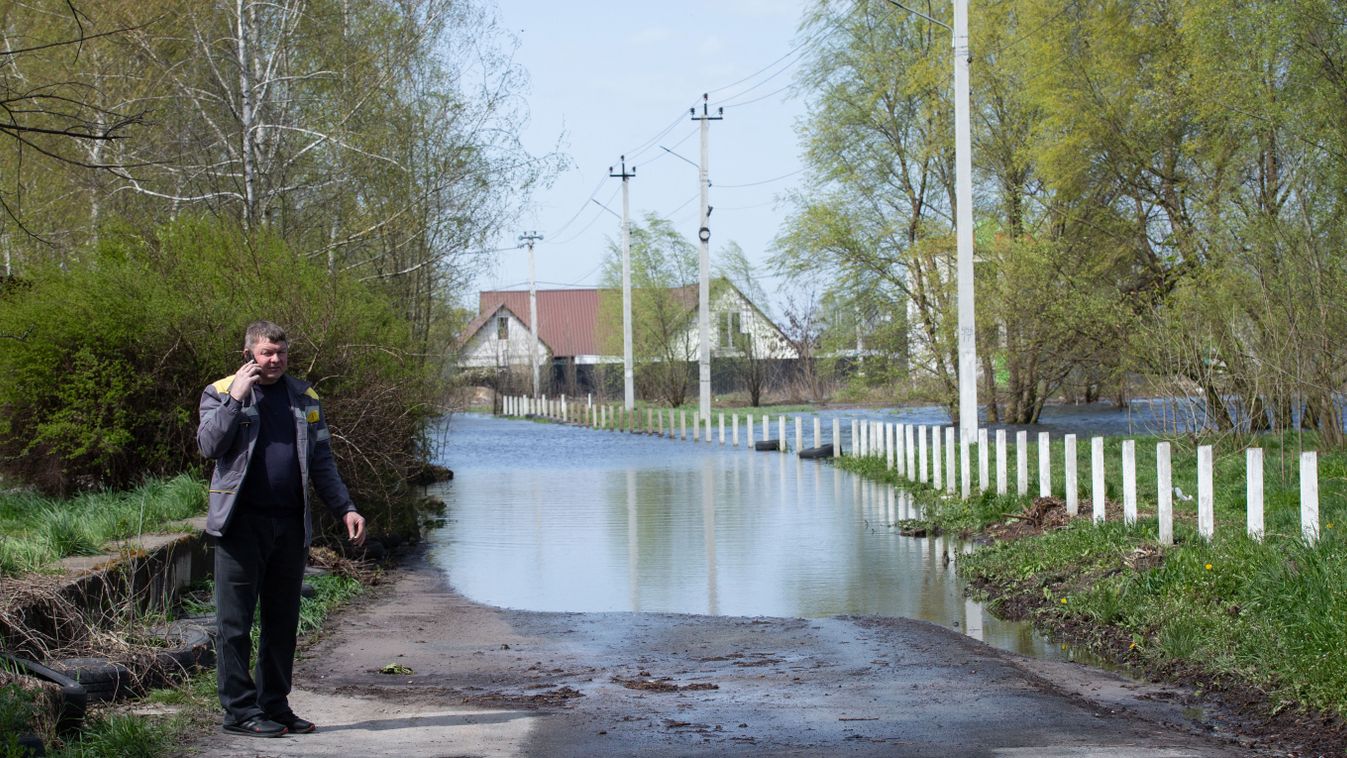 Flood hits Kyiv áradás árvíz Ukrajna