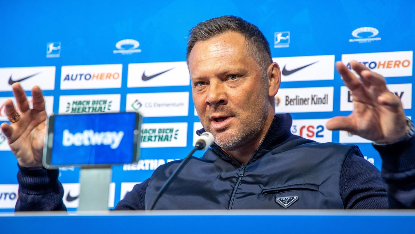 Hertha BSC: Presentation of Dardai as new coach Dárdai Pál