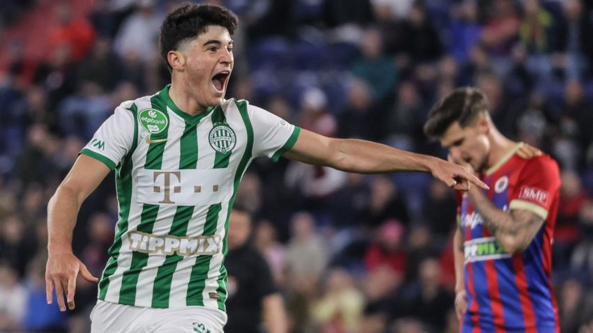 BUDAPEST, HUNGARY - APRIL 2: Krisztian Lisztes of Ferencvarosi TC