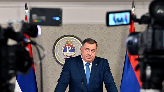 Szüneteltetné az együttműködést Bosznia és a NATO között Milorad Dodik
