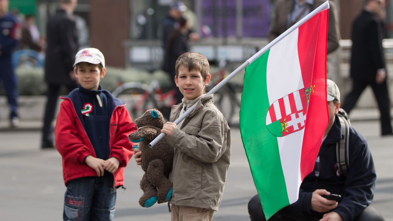 Budapest,hungary,-,March,15,2014:,A,Boy,With,A,Teddy