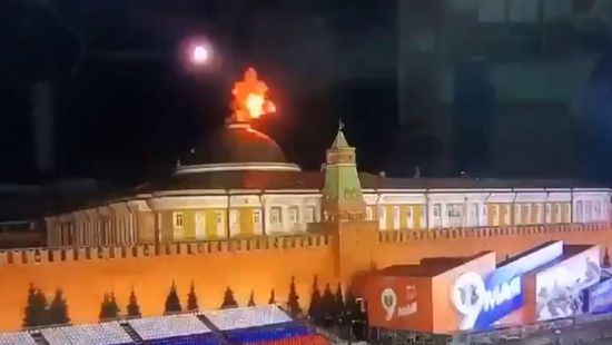 A Kreml elleni dróntámadást hiúsítottak meg + videó