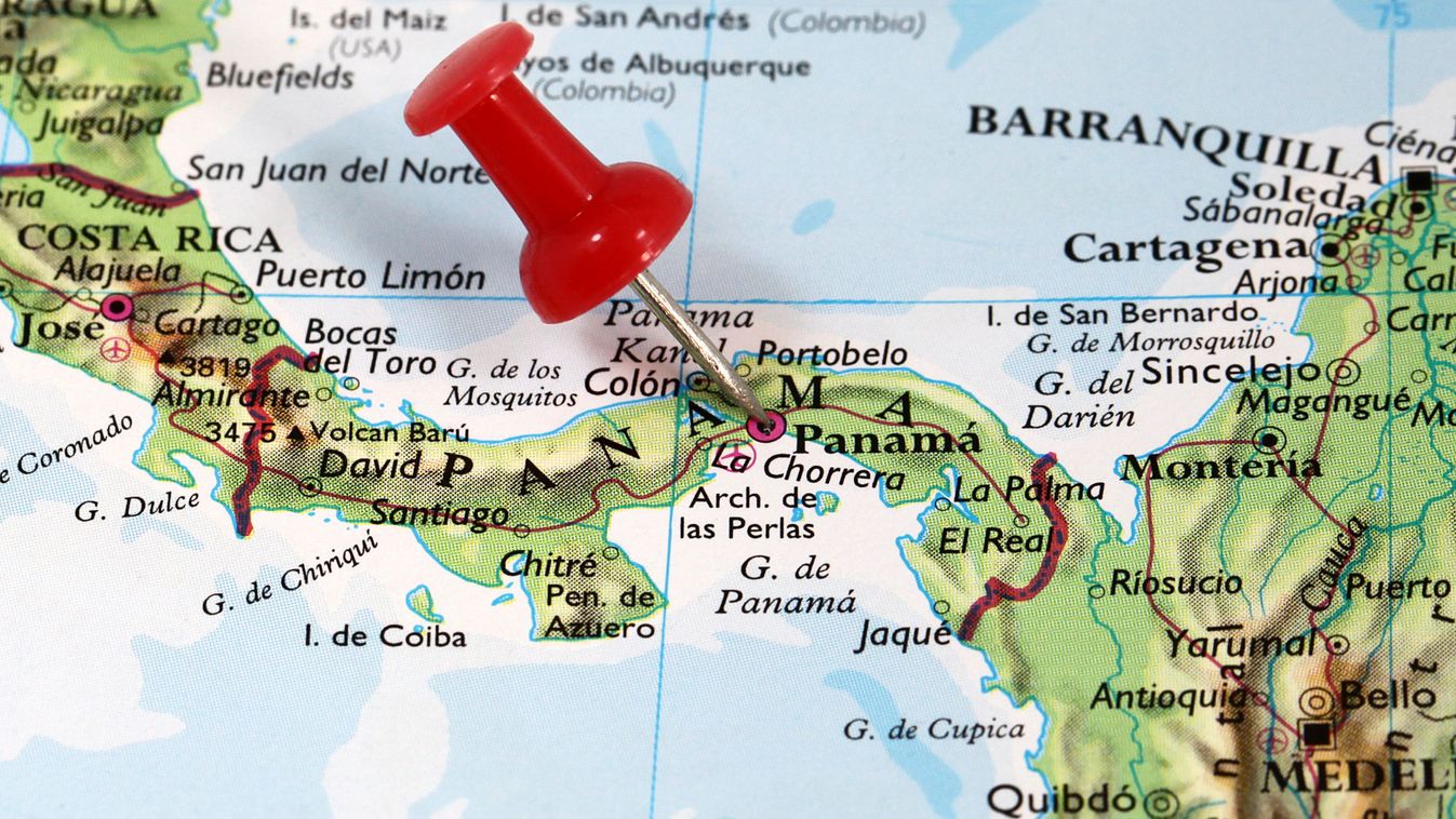 Map,With,Pin,Point,Of,Panama,City,In,Panama
