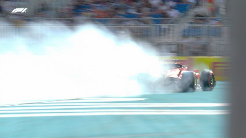 Leclerc into the wall in Miami and that could make Verstappen’s head hurt