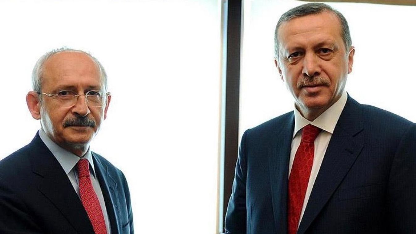 Kemal Kilicdaroglu a hatpárti ellenzék vezetője (b) és Recep Tayyip Erdogan török elnök (j) a 2018-as választások során. (Fotó: Mayyar Neumann  / Twitter)