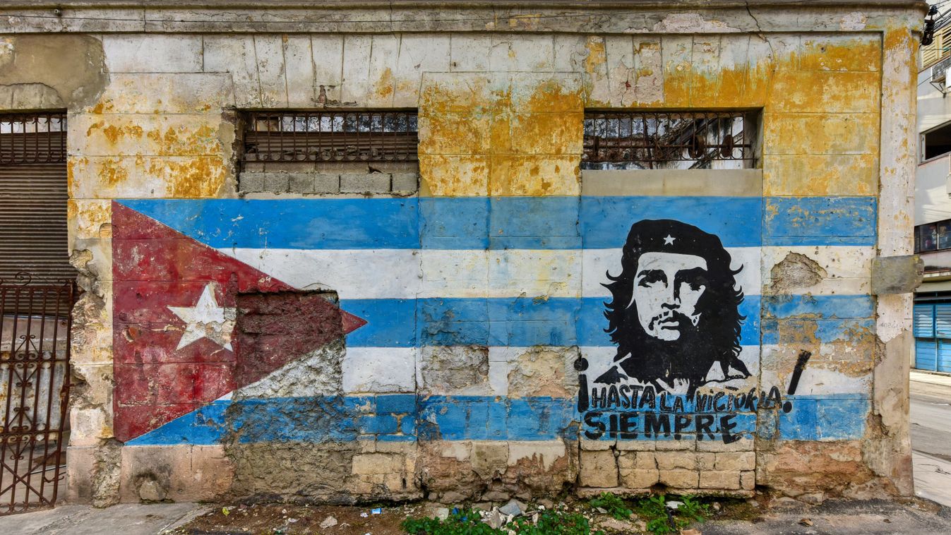 Che Guevara graffiti Kubában (Kép: stockphoto, Vecteezy.com)