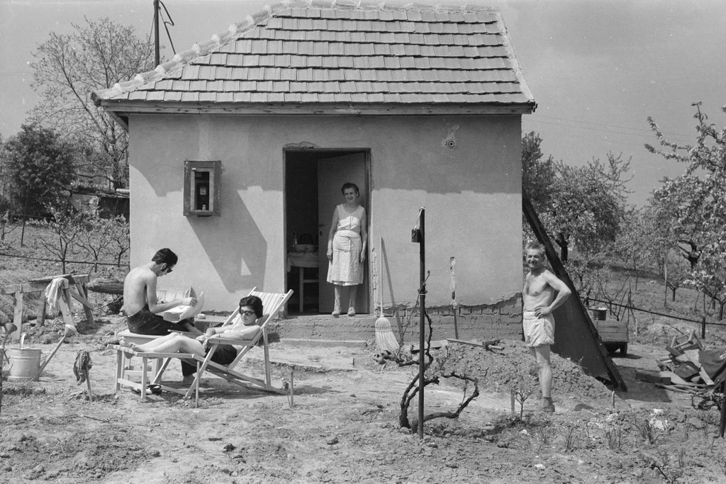 1969. Nyaraló a Csúcs-hegyen Fortepan / BL