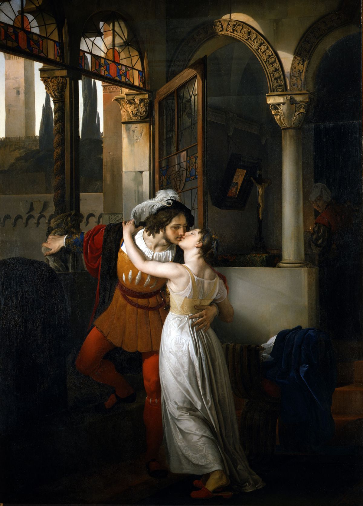 Francesco Hayez, The last kiss of Juliet and Romeo