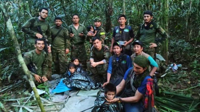 Negyven nap után életben találták a kolumbiai dzsungelben eltűnt négy gyereket