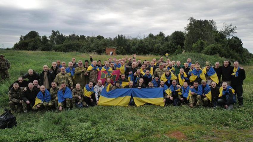 Újabb fogolycseréről számolt be az ukrán elnöki hivatal