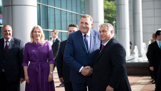 Orbán Viktor: Magyarország szuverén külpolitikája Bosznia-Hercegovina gyors európai uniós csatlakozását támogatja