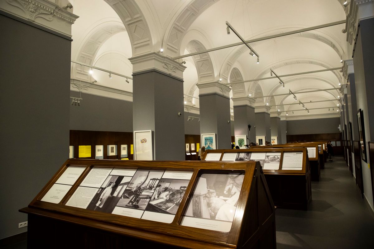 A Szépművészeti Múzeum felújított grafikai kiállítótere