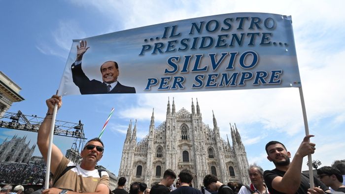 Italy bids farewell to former prime minister Silvio Berlusconi