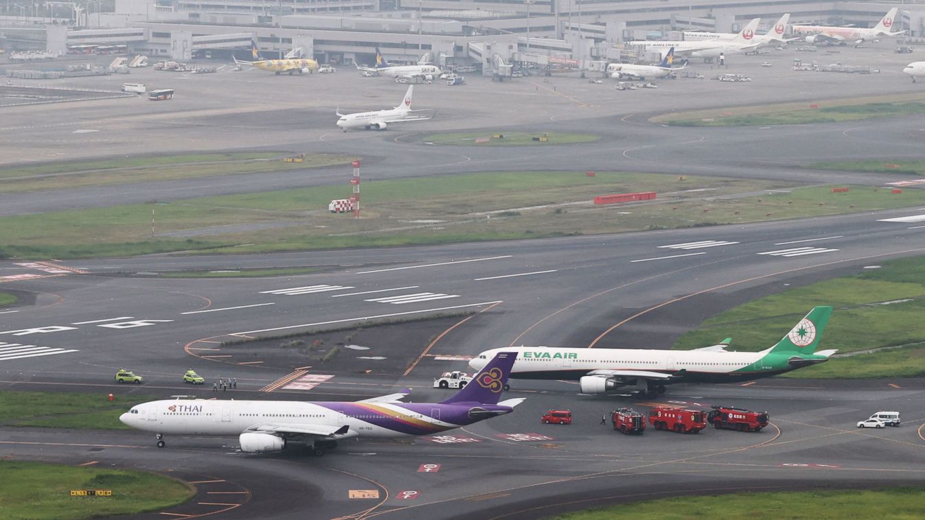 Thai and Eva Airways collide at Haneda airport in Japan