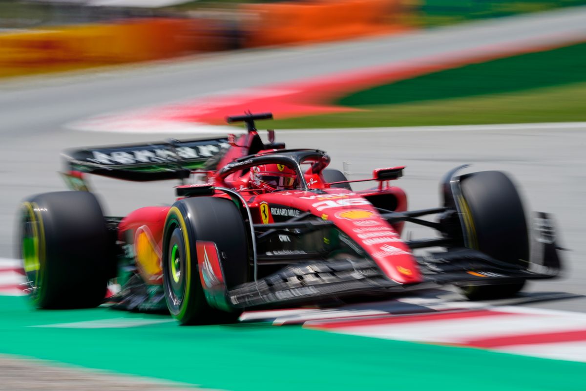 Formula One Grand Prix of Spain - Free practice sessions Charles Leclerc Ferrari
