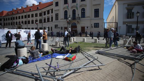 A Várnegyed legyen tabu a tüntetők előtt!