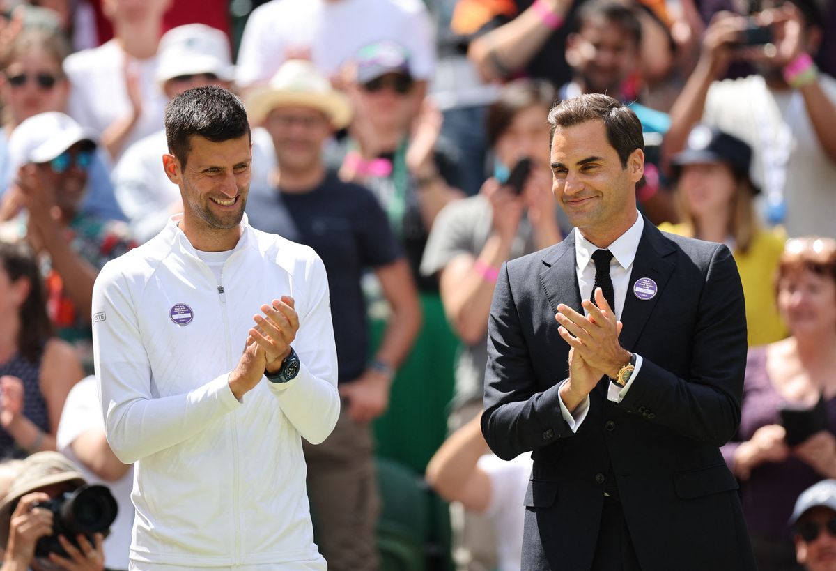 Wimbledon Novak Djokovics Roger Federer