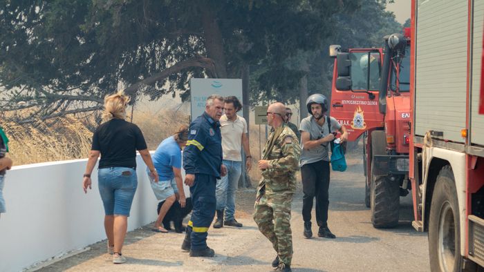 Greece evacuates 19,000 as wildfires rage on Rhodes island