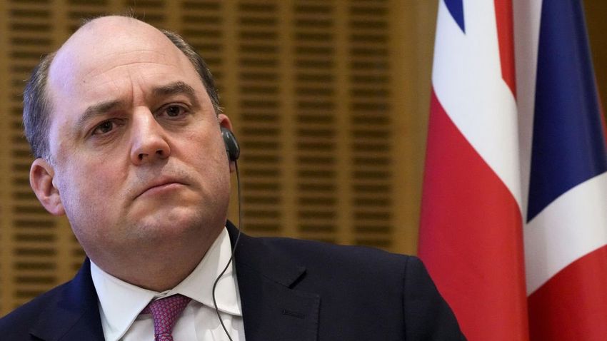 Kijev hálájának a hiányát vetette fel a brit védelmi miniszter Kijev hálájának a hiányát vetette fel a brit védelmi miniszter