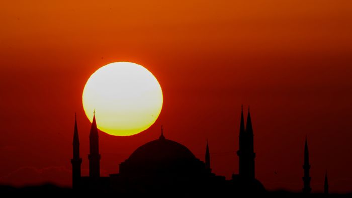 Sunset in Istanbul