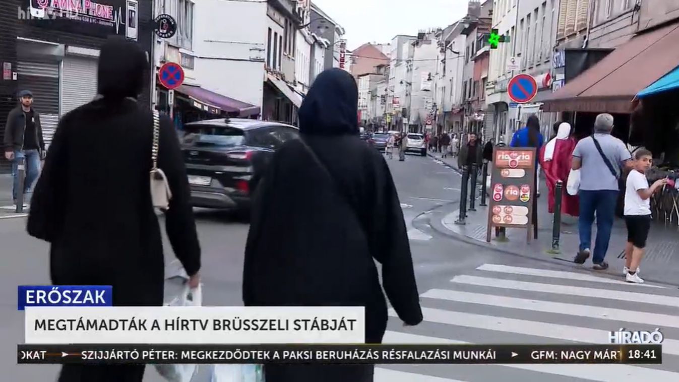 Megtámadták a Hír TV stábját a migránsok lakta Brüsszelben + videó