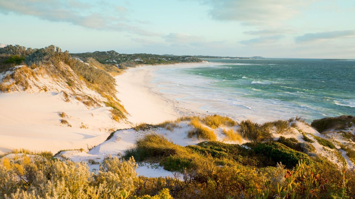 Australia,Beach,Sand,Dunes,View,Background,Ocean