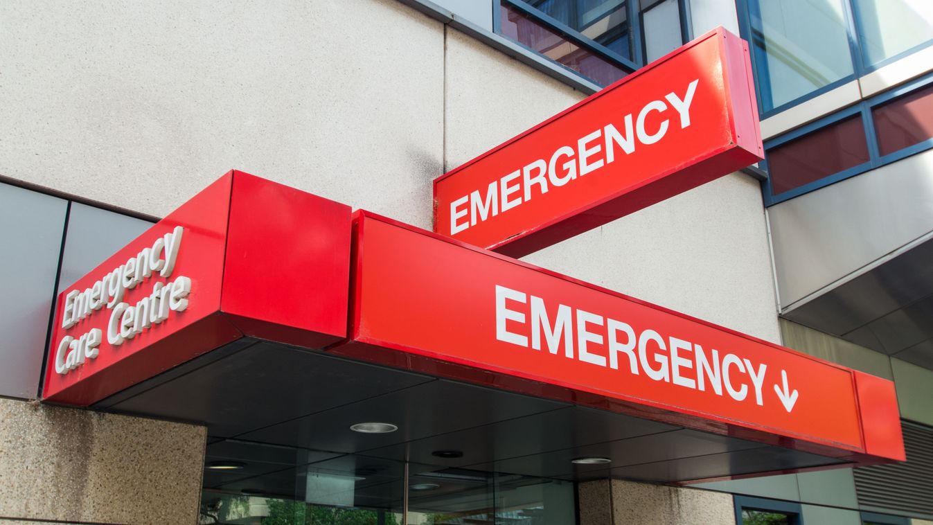 Entrance,To,And,Signage,For,A,Hospital,Emergency,Department,In