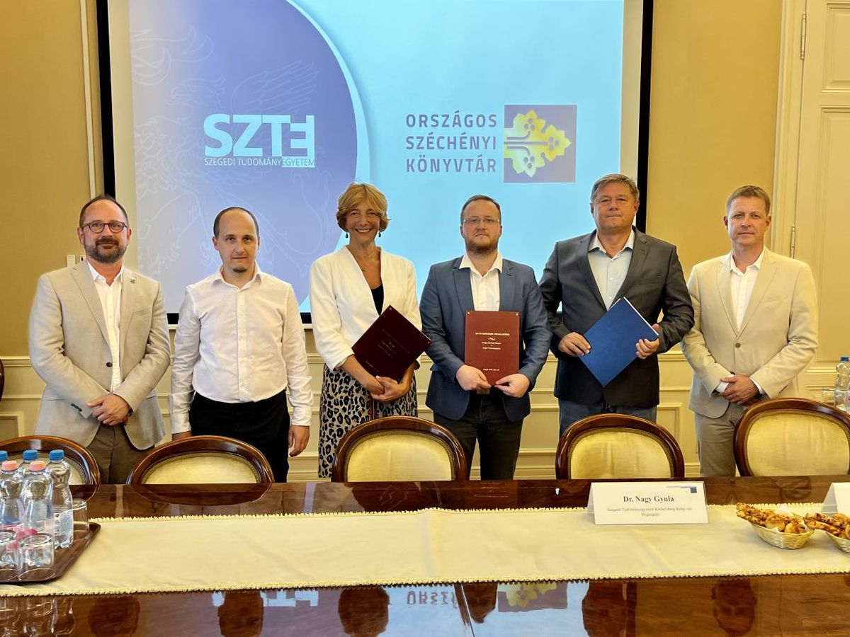 OSZK Országos Széchényi Könyvtár Szegedi Tudományegyetem megállapodás 