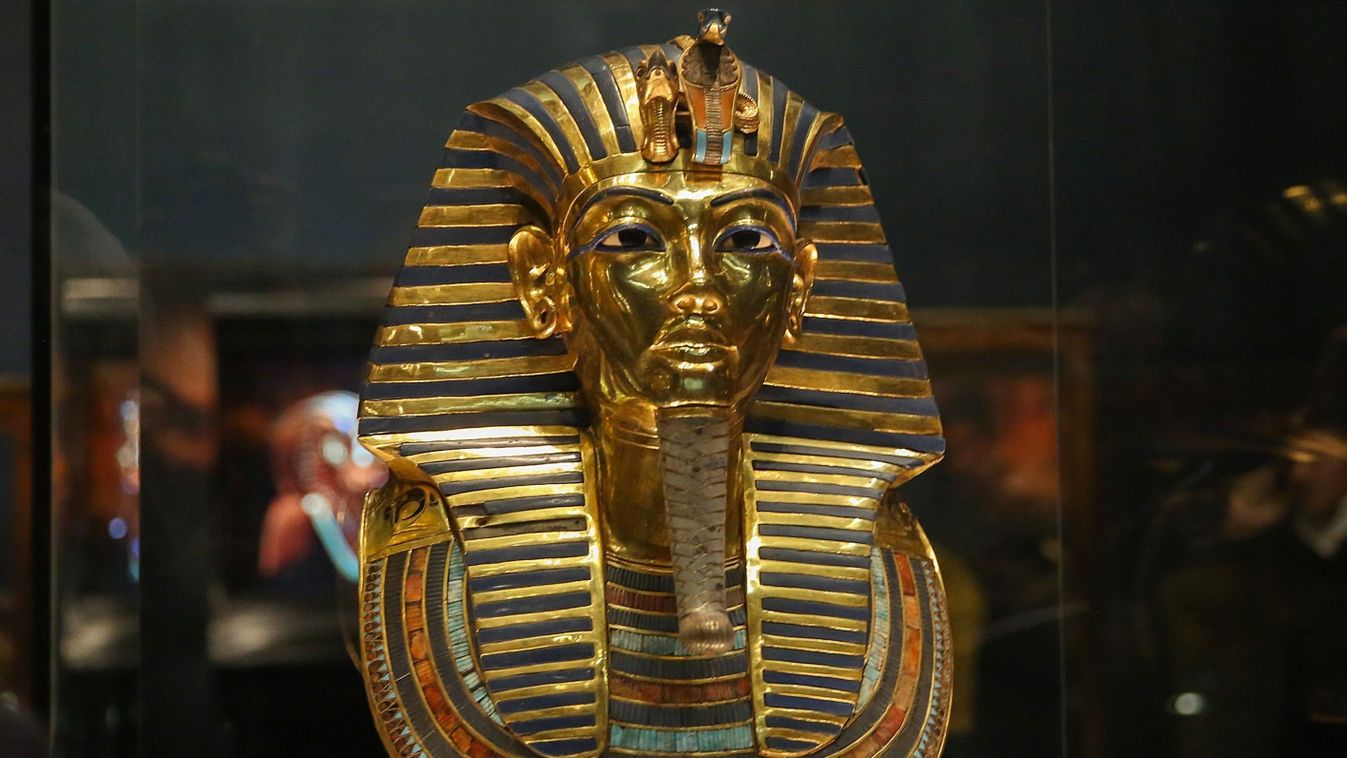 Golden funerary mask of Tutankhamun at Egyptian Museum again