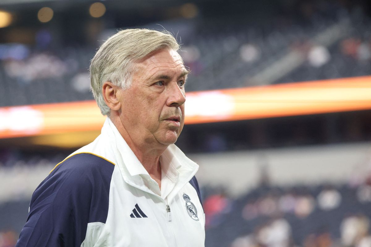 Barcelona and Real Madrid in an international friendly match in the United States Carlo Ancelotti