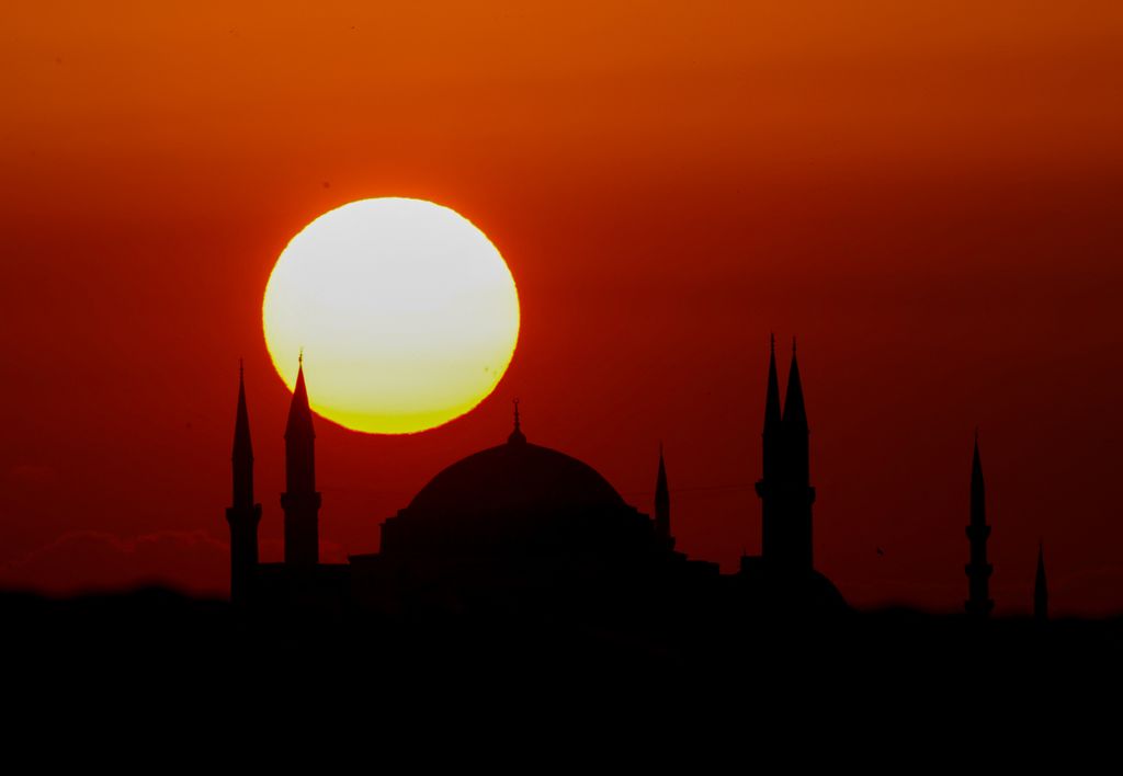 Sunset in Istanbul