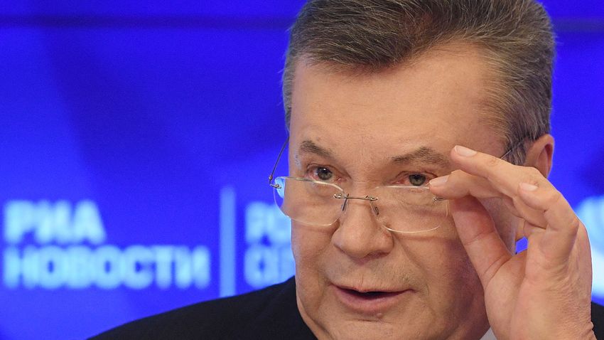 Vádat emeltek Viktor Janukovics volt ukrán elnök ellen